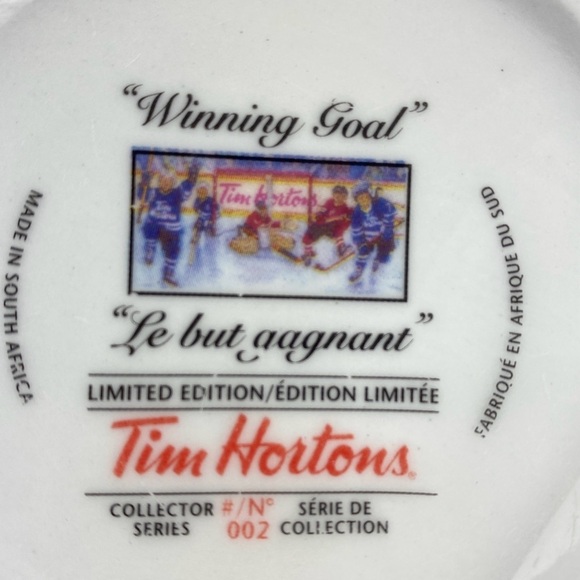 Tim Hortons Winning Goal Mug Limited Edition No 002 Coffee Cup Vintage - Picture 8 of 8